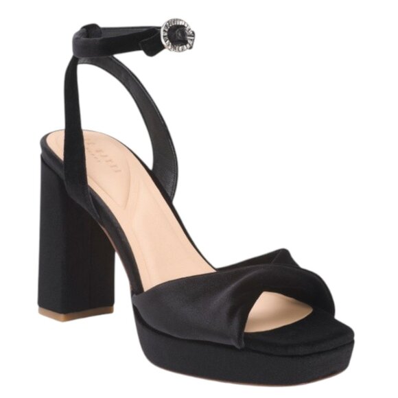 TED BAKER Maddy Ruche Open Toe Heels - Picture 1 of 3